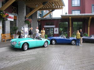 MGAs at Hotel Entrance