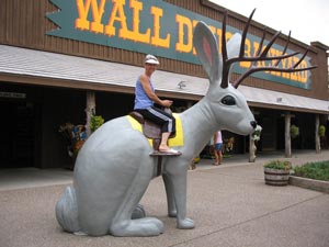 Diane at Wall Drug