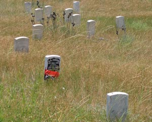 Where General Custer Fell in Battle