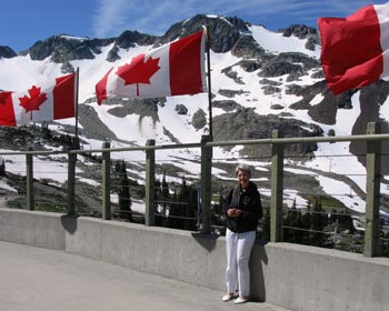 Diane On Whistler Mountain