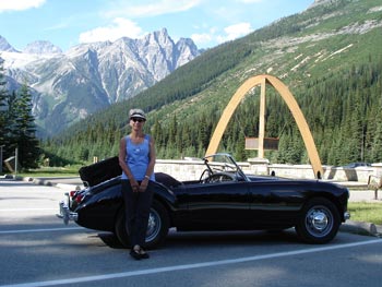 Diane at Roger's Pass