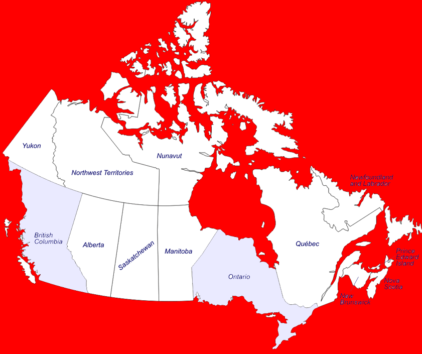 Canada ProvencesP